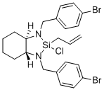 structure of CAS# 546084-25-7, (1R,2R)-[1,2-Cyclohexanediamino-N,N'-Bis(4-Bromobenzyl)Allylchlorosilane;(1R,2R)-[1,2-CYCLOHEXANEDIAMINO-N,N''-BIS(4-BROMOBENZYL) ALLYLCHLOROSILANE,MIN. 98%;(1R,2R)-[1,2-Cyclohexanediamino-N,N'-Bis(4-Bromobenzyl)Allylchlorosilane,Min.98%