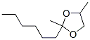 CAS#: 5461-65-4， 2-Hexyl-2,4-Dimethyl-1,3-Dioxolane