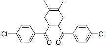 CAS 登录号：5465-45-2， [6-(4-氯苯甲酰基)-3,4-二甲基-1-环己-3-烯基]-(4-氯苯基)甲酮