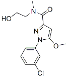 CAS#: 54708-76-8， 1-(3-Chlorophenyl)-N-(2-Hydroxyethyl)-5-Methoxy-N-Methyl-1H-Pyrazole-3-Carboxamide