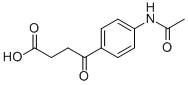 structure of CAS# 5473-15-4, 3-(4-Acetylaminobenzoyl)Propanoic Acid;4-(4-Acetamidophenyl)-4-Oxo-Butanoic Acid;4-(4-Acetamidophenyl)-4-Keto-Butyric Acid;3-(4-Acetamidobenzoyl)Propionic Acid