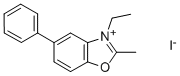 CAS#: 54919-49-2， 3-Ethyl-2-Methyl-5-Phenyl-Benzooxazol-3-Ium Iodide