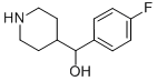 structure of CAS# 54924-33-3, (4-Fluoro-Phenyl)-Piperidin-4-Yl-Methanol;(4-FLUORO-PHENYL)-PIPERIDIN-4-YL-METHANOL