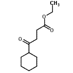 structure of CAS# 54966-52-8, Ethyl 4-Cyclohexyl-4-Oxobutanoate;Ethyl 4-cyclohexyl-4-oxobutanoate #;Ethyl 4-cyclohexyl-4-oxobutyrate;MFCD01320318