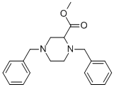 结构式 CAS# 54969-33-4, 1,4-二(苯基甲基)-2-哌嗪羧酸甲酯