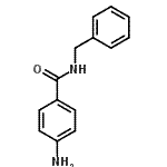 结构式 CAS# 54977-92-3, 4-氨基-N-苄基苯甲酰胺