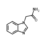structure of CAS# 54980-92-6, 2-(1H-Benzimidazol-1-Yl)Acetamide;2-(1H-benzimidazol-1-yl)acetamide;2-(1H-Benzimidazol-1-yl)acetamide #;2-(1H-benzo[d]imidazol-1-yl)acetamide