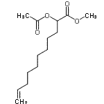 CAS#: 54986-41-3， Methyl 2-Acetoxy-10-Undecenoate