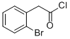 structure of CAS# 55116-09-1, 2-Bromophenylacetyl Chloride;2-Bromophenylacetyl Chloride ,95%;2-(2-Bromophenyl)Acetyl Chloride