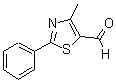 structure of CAS# 55327-23-6, 4-Methyl-2-Phenyl-1,3-Thiazole-5-Carbaldehyde;4-METHYL-2-PHENYL-1,3-THIAZOLE-5-CARBALDEHYDE