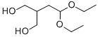 structure of CAS# 55387-85-4, 2-(2,2-Diethoxyethyl)-1,3-Propanediol;3,3-Bis(Hydroxymethyl)Propionaldehyde Diethyl Acetal 3,3-Diethoxy-1,1-Bis(Hydroxymethyl)Propane 4,4-Diethoxy-2-Hydroxymethylbutanol;3,3-BIS(HYDROXYMETHYL)PROPIONALDEHYDE DIETHYL ACETAL;3,3-DIETHOXY-1,1-BIS(HYDROXYMETHYL)PROPANE