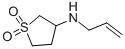 structure of CAS# 5553-32-2, N-Allyltetrahydro-3-thiophenamine 1,1-dioxide;Allyl-[(3R)-1,1-Dioxothiolan-3-Yl]Ammonium;Allyl-[(3R)-1,1-Dioxo-3-Thiolanyl]Ammonium;Allyl-[(3R)-1,1-Diketothiolan-3-Yl]Ammonium