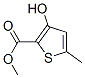 structure of CAS# 5556-22-9, 3-Hydroxy-5-Methyl-2-Thiophenecarboxylic Acid Methyl Ester;3-Hydroxy-5-Methyl-2-Thiophenecarboxylic Acid Methyl Ester