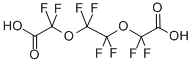 structure of CAS# 55621-21-1, Perfluoro-3,6-Dioxaoctane-1,8-Dioic Acid;PERFLUORO-3,6-DIOXAOCTANE-1,8-DIOIC ACID