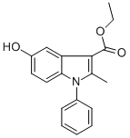 structure of CAS# 5564-29-4, 5-Hydroxy-2-Methyl-1-Phenyl-1H-Indole-3-Carboxylic Acid Ethyl Ester;N-(1,3-Benzodioxol-5-Ylmethyl)-2-Methylsulfanyl-Pyridine-3-Carboxamide;N-(1,3-Benzodioxol-5-Ylmethyl)-2-(Methylthio)-3-Pyridinecarboxamide;N-(1,3-Benzodioxol-5-Ylmethyl)-2-(Methylthio)Nicotinamide