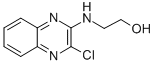 结构式 CAS# 55687-07-5, 2-[(3-氯喹喔啉-2-基)氨基]乙醇