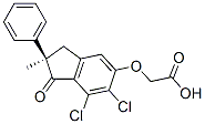 CAS#: 56049-89-9， (-)-[[(R)-2,3-Dihydro-6,7-Dichloro-2-Methyl-1-Oxo-2-Phenyl-1H-Indene-5-Yl]Oxy]Acetic Acid