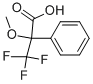 structure of CAS# 56135-03-6, (+/-)-alpha-Methoxy-alpha-Trifluoromethylphenylacetic Acid;3,3,3-Trifluoro-2-Methoxy-2-Phenyl-Propanoic Acid;3,3,3-Trifluoro-2-Methoxy-2-Phenyl-Propionic Acid;(-)-.Alpha.-Methoxy-.Alpha.-Trifluoromethylphenylacetic Acid