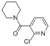 structure of CAS# 56149-33-8, 2-Chloro-3-(Piperidin-1-Ylcarbonyl)Pyridine;2-Chloro-3-(1-Piperidinylcarbonyl)Pyridine(SALTDATA: FREE);1-(2-Chloronicotinoyl)Pyridine