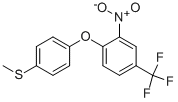 structure of CAS# 56191-23-2, 4-[4-(Methylthio)Phenoxy]-3-Nitrobenzotrifluoride;1-[4-(METHYLTHIO)PHENOXY]-2-NITRO-4-(TRIFLUOROMETHYL)BENZENE;4-[4-(Methylthio)Phenoxy]-3-Nitrobenzotrifluoride 97%;4-[4-(Methylthio)Phenoxy]-3-Nitrobenzotrifluoride97%