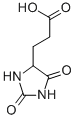 structure of CAS# 5624-26-0, 3-(2,5-Dioxoimidazolidin-4-Yl)Propanoic Acid;3-(2,5-Dioxo-4-Imidazolidinyl)Propanoic Acid;3-(2,5-Diketoimidazolidin-4-Yl)Propionic Acid;Hydantoin-5-Propionic Acid