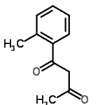 structure of CAS# 56290-54-1, 1-(2-Methylphenyl)-1,3-Butanedione;1-(2-methylphenyl)butane-1,3-dione;1-o-tolylbutane-1,3-dione;1-o-Tolyl-butane-1,3-dione