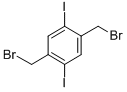结构式 CAS# 56403-29-3, 1,4-二(溴甲基)-2,5-二碘苯