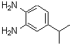 structure of CAS# 56471-90-0, 4-Isopropyl-1,2-Benzenediamine;1,2-BENZENEDIAMINE,4-(1-METHYLETHYL)-;4-isopropylbenzene-1,2-diamine