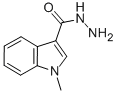 structure of CAS# 56559-62-7, 1-Methyl-1H-Indole-3-Carbohydrazide;1-Methyl-3-Indolecarbohydrazide;Ivk/1269758;Oprea1_345963
