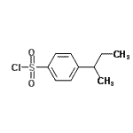 结构式 CAS# 56609-83-7, 4-仲-丁基苯磺酰基氯化物