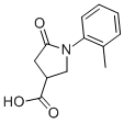 structure of CAS# 56617-44-8, 5-Oxo-1-o-Tolyl-Pyrrolidine-3-Carboxylic Acid;(3S)-1-(2-Methylphenyl)-5-Oxo-Pyrrolidine-3-Carboxylate;(3S)-1-(2-Methylphenyl)-5-Oxo-3-Pyrrolidinecarboxylate;(3S)-5-Keto-1-(2-Methylphenyl)Pyrrolidine-3-Carboxylate