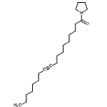CAS#: 56630-91-2， 1-(1-Pyrrolidinyl)-10-Octadecyn-1-One