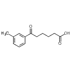 结构式 CAS# 56721-44-9, 6-(3-甲基苯基)-6-氧代己酸