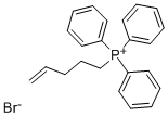 结构式 CAS# 56771-29-0, (4-戊烯基)三苯基鏻溴化物