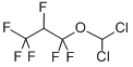 structure of CAS# 56860-82-3, 1,1,2,3,3,3-Hexafluoropropyl Dichloromethyl Ether;1,1,2,3,3,3-HEXAFLUOROPROPYL DICHLOROMETHYL ETHER;1,1,2,3,3,3-Hexafluoropropyl Dichloromethyl