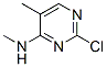 structure of CAS# 56864-96-1, 2-Chloro-N,5-Dimethyl-Pyrimidin-4-Amine;2-Chloro-N,5-Dimethyl-Pyrimidin-4-Amine;2-Chloro-N,5-Dimethyl-4-Pyrimidinamine;(2-Chloro-5-Methyl-Pyrimidin-4-Yl)-Methyl-Amine