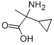 structure of CAS# 5687-72-9, 2-Amino-2-Cyclopropylpropionic Acid;2-Cyclopropylalanine(SALTDATA: 0.5H2O);2-AMINO-2-CYCLOPROPYLPROPIONIC ACID