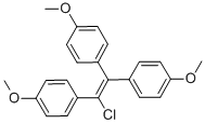 structure of CAS# 569-57-3, Chlorotrianisene;1-[2-Chloro-1,2-Bis(4-Methoxyphenyl)Vinyl]-4-Methoxy-Benzene;1-[2-Chloro-1,2-Bis(4-Methoxyphenyl)Vinyl]-4-Methoxybenzene;1-[2-Chloro-1,2-Bis(4-Methoxyphenyl)Ethenyl]-4-Methoxy-Benzene