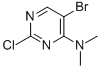 结构式 CAS# 57054-86-1, 5-溴-2-氯-4-(二甲基氨基)嘧啶