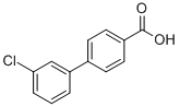 structure of CAS# 5728-43-8, 3'-Chloro-Biphenyl-4-Carboxylic Acid;Zinc02574059