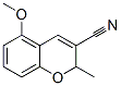 CAS#: 57543-76-7， 5-Methoxy-2-Methyl-2H-1-Benzopyran-3-Carbonitrile