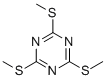 结构式 CAS# 5759-58-0, 2,4,6-三(甲硫基)-1,3,5-三嗪