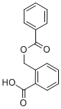 结构式 CAS# 58249-83-5, 2-(苯甲酰基氧基甲基)苯甲酸