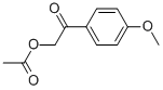 structure of CAS# 58518-78-8, 2-(4-Methoxyphenyl)-2-Oxoethyl Acetate;[2-(4-Methoxyphenyl)-2-Oxo-Ethyl] Acetate;Acetic Acid [2-(4-Methoxyphenyl)-2-Oxoethyl] Ester;Acetic Acid [2-Keto-2-(4-Methoxyphenyl)Ethyl] Ester