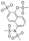 CAS#: 58596-05-7， 5-[Bis(Methylsulphonyl)Amino]-1-[(Methylsulphonyl)Oxy]Naphthalene-2-Sulphonyl Chloride