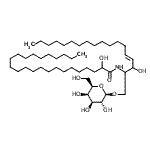 CAS#: 586-02-7， N-[(4E)-1-(beta-D-Galactopyranosyloxy)-3-Hydroxy-4-Octadecen-2-Yl]-2-Hydroxytetracosanamide