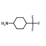 structure of CAS# 58665-70-6, 4-(Trifluoromethyl)Cyclohexanamine;4-(Trifluoromethyl)cyclohexylamine;4-(Trifluoromethyl)cyclohexylamine (predominantely trans);4-Trifluoromethyl-cyclohexylAmine