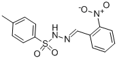 structure of CAS# 58809-90-8, 2-Nitrobenzaldehyde Tosylhydrazone