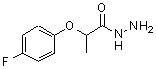 structure of CAS# 590356-83-5, 2-(4-Fluorophenoxy)Propanehydrazide;2-(4-fluorophenoxy)propanehydrazide;2-(4-fluorophenoxy)propanohydrazide;MFCD01930249