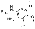 结构式 CAS# 59083-54-4, 1-(3,4,5-三甲氧基苯基)-2-硫脲